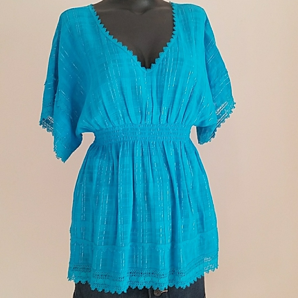Express Sparkle BOHO shirt